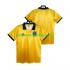 Camisola Brasil 1988 Retro Homem Equipamento Primeiro Manga Curta